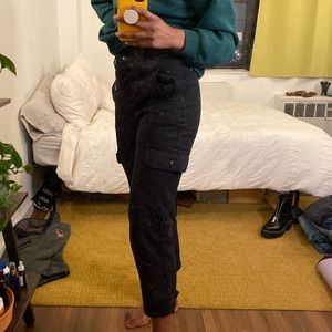 Aritzia “Wilfred free” black cargo pants, womens 4